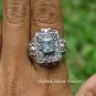 Handcrafted Blue Topaz Poison Locket Ring LR-748-NY