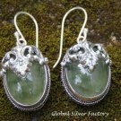 Green Flourite Gemstone Earrings ER-858