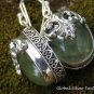 Green Flourite Gemstone Earrings ER-858