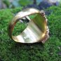 Black Onyx and 18k Gold Poison locket Ring GPR-154