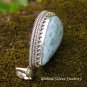 Teardrop Larimar Gemstone and Silver Pendant SP-860