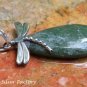 Silver and Aventurine Dragonfly Pendant SP-798-KA