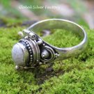 Ocean Jasper Poison Locket Ring LR-757