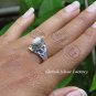 Ocean Jasper Poison Locket Ring LR-757