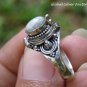 Ocean Jasper Poison Locket Ring LR-757