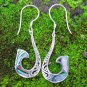 Sterling Silver and Paua Shell Earrings ER-873