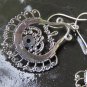 Silver Indian Style Earrings Bali Lapis lazuli Earrings ER-923-DG