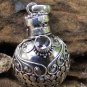 925 Silver Amethyst Cremation Pendant Urn Pendant Ashes Cremains Pendant PP-536-DG