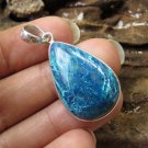 925 Silver Chrysocolla Teardrop Pendant SP-915-DG
