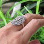 925 Silver Bali Beaded Ring, Rope Design, Adjustable Size SR-260-DG