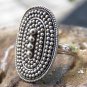 925 Silver Bali Beaded Ring, Rope Design, Adjustable Size SR-260-DG