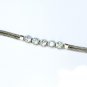 Silver //Genuine Blue Topaz //Tennis Bracelet//Dragon Bone Bracelet SBB-532-DG