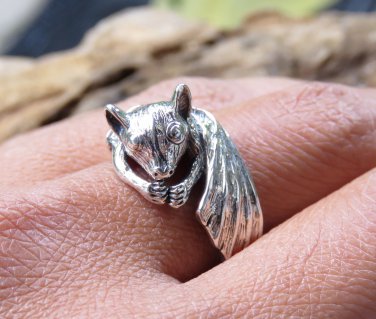 Sterling Silver Ring//Bat Ring//Animal Ring//Clasic Ring SR-262-DG