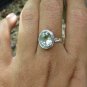 Silver Ring//Green Amethyst//Handmade Ring//Bali Ring//Genuine Amethyst RI-749-KT