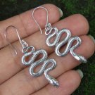 Sterling Silver Earrings//Snake//Gothic//Animal // Dangle Earrings SE-319-KA