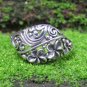 Sterling Silver Frangipani Ring , Floral Ring , Tropical Jewelry SR-267-KA