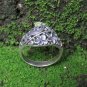 Sterling Silver Frangipani Ring , Floral Ring , Tropical Jewelry SR-267-KA