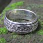 925 Silver Worry Ring//Spinner Ring//Unisex//Men's Ring SR-264-KA