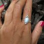 Size 7 925 Silver Larimar Bali Ring, Boho Ring, Rope Design RI-746-NY