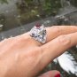 Sterling Silver Garnet Poison Ring LR-779-KA