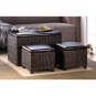 Storage Chests and Ottomans set