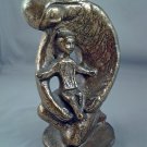 Bronze Madonna & Child Kneeling Sculpture Solid Bronze from the Benedictine Abbey of Maria Laach
