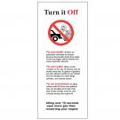No idling brochure
