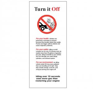 No idling brochure
