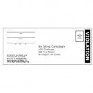 No idling brochure ('ticket' style)