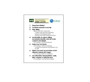 Tip card (driving)