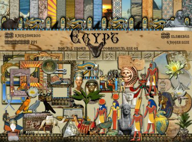Egypt Digital Scrapbook Kit