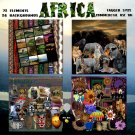 Africa Digital Scrapbook Kit