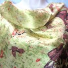 FREE & FAST SHIPPING  100%  Silk  Charmeuse Scarf / Shawl   Vincent  van  Gogh