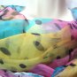 FREE & FAST - SHIPPING - Oblong 100% Silk georgeete Scarf