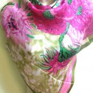 ARTISAN  Vincent van Gogh  - 100%  Heavy  Silk  Satin Scarf , 32"x32"/ 90x90 cm