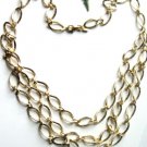 RETAIL  $149.99  -   18K Gold  Plated  925  Sterling  Silver  Necklace, 18"