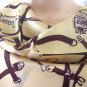 100% Satin Silk Scarf Bandana Headband Belt , 21 "x 21" ( 50x50 cm)
