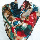 FREE SHIPPING -  100%   Silk  -  Scarf /  Wrap -  32" x   32",  Famous  Painting