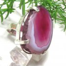 FREE & FAST SHIPPING  -   Sterling  Silver  Drusy  Ring,  Size  7