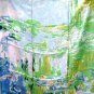 100% SILK FINE ART PRINT , 32" x 32" or 80 x 80 cm