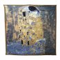 FAST SHIPPING -   Large  32" x 32"   100 %  Silk Scarf ,  Famous  Painting Repro