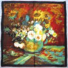 GIFT !  100 %  Silk  Scarf  / Wrap,  Van Gogh