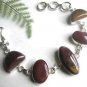 Retail  $189.99   -   AGATE  STERLING  SILVER   BRACELET,  -  7.5"