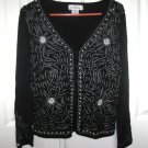 Brand New High  Quality Women's Black  Cardigan  Sweater,  Size M