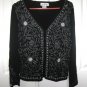 Brand New High  Quality Women's Black  Cardigan  Sweater,  Size M