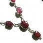 Retail  $245.99   -   RUBY STERLING   SILVER   GEMSTONE   NECKLACE ,  LENGTH 20"