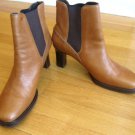 Genuine Leather Winter High Heel  Shoes,  Size 8, Worn Once
