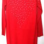 Brand New VICTOR Red Woman's Sweate r Dress, Size L, NWT