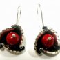 FREE SHIP Garnet Earrings - 925 Sterling Silver RETAIL VALUE $ 129.99