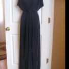 Brand New -  Navy  Blue  Full  Length  Evening  Dress,  Size XS